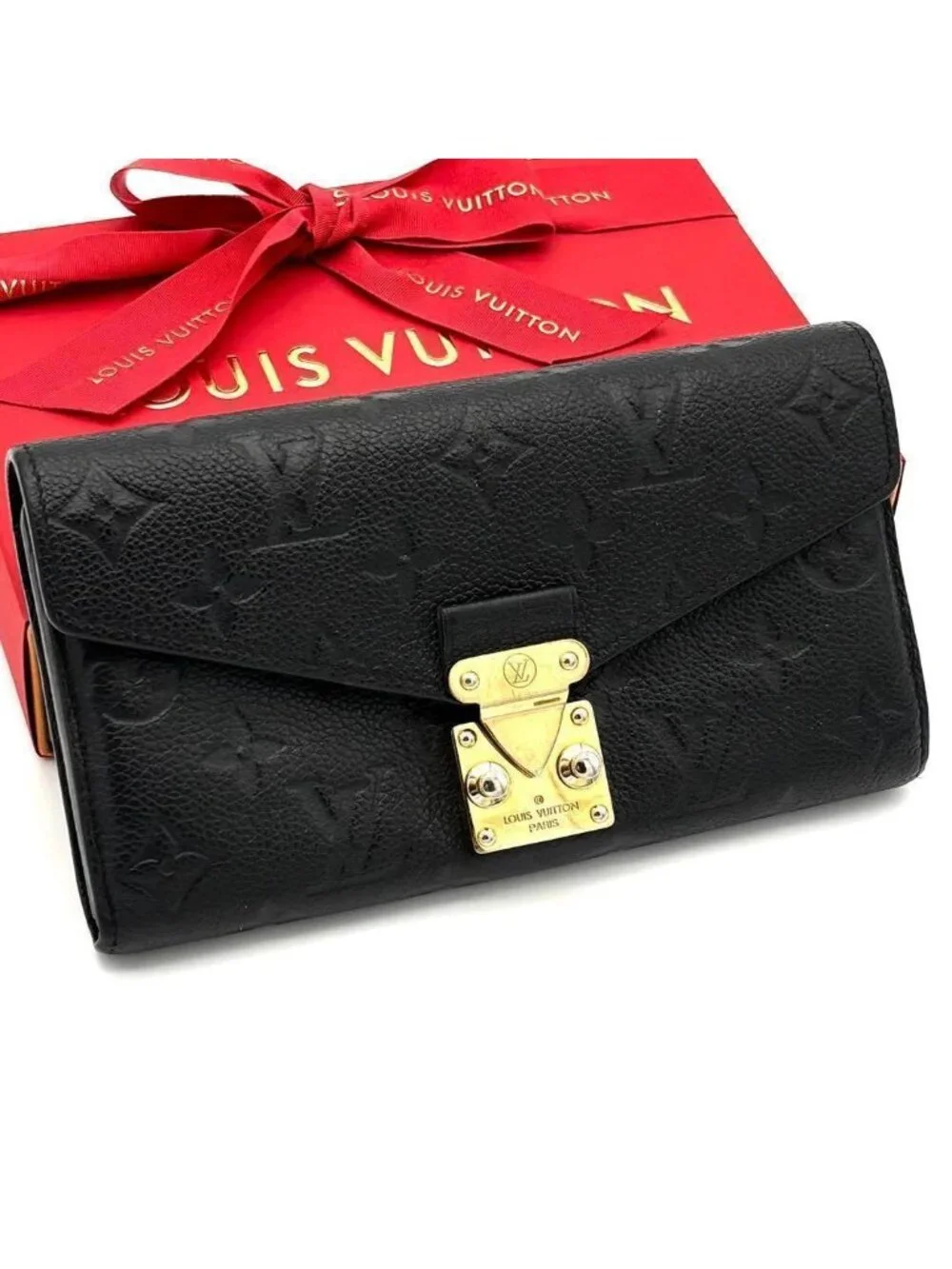 Louis Vuitton Wallet Monogram Empreinte Portefeuille Sarah Metis
